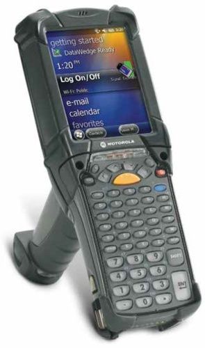 Терминал Zebra MC9190; 2D, WiFi, Bluetooth, Windows Mobile 6.5, батарея стандартной ёмкости, пистолетная рукоятка, 53 клавиши, MC9190-G30SWEQA6WR