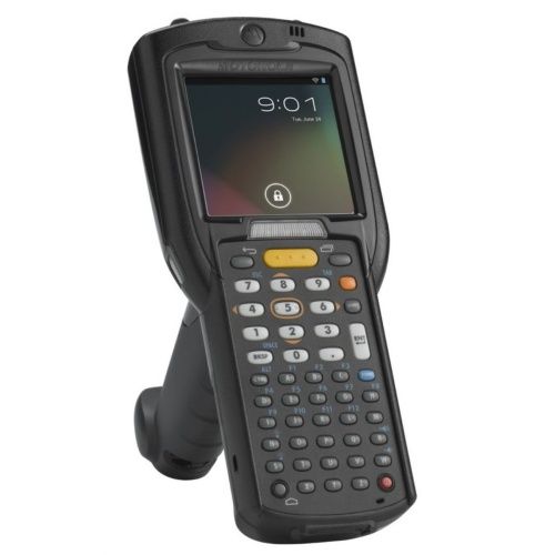 Терминал Zebra MC3200; WiFi, пистолетная рукоятка, 1D SE965, 28 клавиш, увеличенная батарея, Android 4.1, 1GB/4GB, IST, MC32N0-GL2HAHEIA