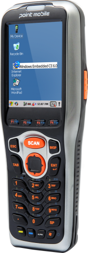 Терминал Point Mobile PM260; 1D; WiFi, Bluetooth, Windows CE 6.0 Pro, батарея 2200 мАч, 29 клавиш, P260EP52124E0T
