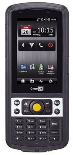 Терминал CipherLab CP30, 2D, Bluetooth, WiFi, 3G, GPS, Windows Mobile 6.5, камера, 24 клавиши, ёмкость аккумулятора 2200 мАч, A3091R2GDNR21