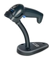 Сканер Datalogic QuickScan I QD2130, 1D, черный; PS/2 KIT: кабель, подставка, QD2130-BKK3S