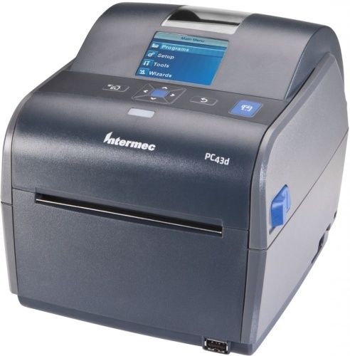 Термопринтер Intermec PC43d, 300 dpi, USB, цветной LCD дисплей, PC43DA00100302