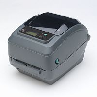 Термотрансферный принтер Zebra GX430t; 300dpi, Wi-Fi, LCD, Dispenser, 64MB Flash, RTC, Adjustable black line sensor, GX43-102721-150