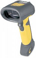 Сканер Zebra LS3408; 1D, мультиинтерфейсный, дальнобойный, серый/желтый, только сканер, LS3408-ER20005R