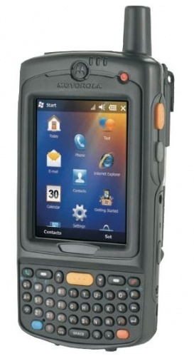 Терминал Zebra MC75; 2D, WiFi, Bluetooth, HSDPA, GPS, Windows Mobile 6.5, QWERTY клавиатура, аккумулятор 4800 мАч, камера, MC75A6-P4CSWQRA92R