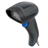 Сканер Datalogic QuickScan QD2430, 2D,черный; USB KIT: кабель, подставка, QD2430-BKK1S