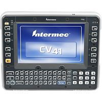 Терминал Intermec CV41; WiFi, Bluetooth, Windows CE 6.0, QWERTY 64 клавиши, дисплей для пользования терминалом в помещении, CV41ACA1A1AET01A