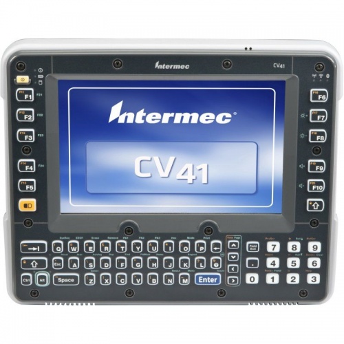 Терминал Intermec CV41; WiFi, Bluetooth, Windows CE 6.0, QWERTY 64 клавиши, дисплей для пользования терминалом в помещении, CV41ACA1A1AET01A