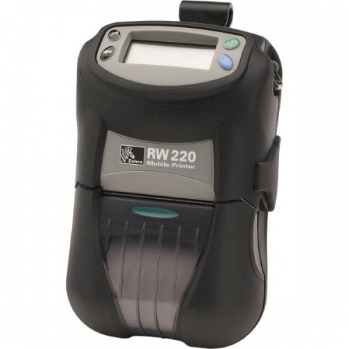 Мобильный термо принтер Zebra RW220, 203 dpi, USB, RS232, Wi-Fi, R2D-0UGA000E-00
