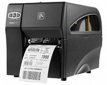 Термотрасферный принтер Zebra ZT220; 203 DPI, INT 10/100, отделитель, ZT22042-T1E000FZ
