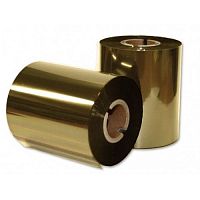 Термотрансферная лента 35 мм х 50 м, 2", OUT, Format R500, Resin, золотая (gold), F035050ROR500-TLP2824-Gold