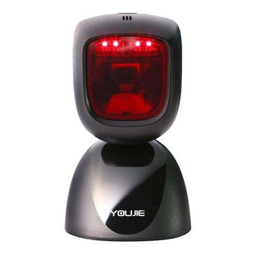 Сканер Youjie HF600, 2D, кабель USB 2,7 м., чёрный, YJ-HF600-R1-USB
