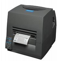 Термотрансферный принтер Citizen CL-S631G, 300 dpi, серый, RS232, USB, 1000819
