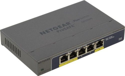 Коммутатор NETGEAR, GS105PE-10000S