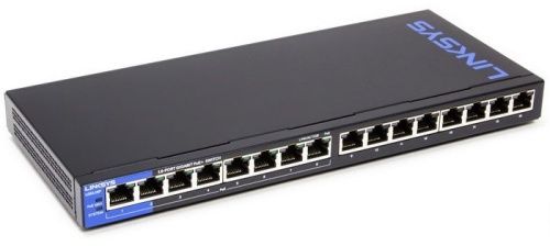 Коммутатор Linksys, LGS116P-eu
