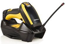 Сканер беспроводной Datalogic PowerScan PM9300, 1D, черный/желтый; KIT: базовая станция, USB кабель, блок питания, PM9300-433RBK10